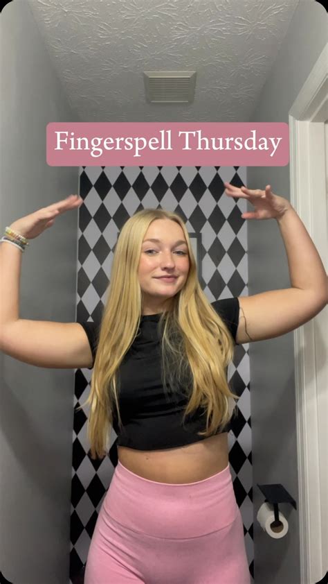 Asl for teens | Fingerspell Thursday! Comment your guesses below! (Not ...