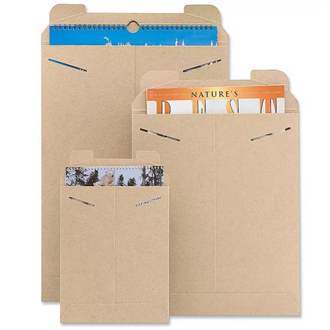 Kraft Tab Locking Stayflats® Mailers in Stock - ULINE