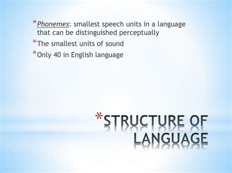 Structure of Language 的图像结果