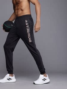 HRX by Hrithik Roshan Washed Men Grey Track Pants - Buy HRX by Hrithik ...