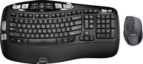 Amazon.in: Buy Logitech MK570 Comfort Wave Wireless Keyboard and ...