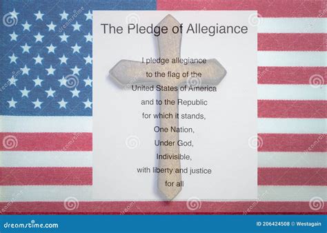 Pledge Of Allegiance To The Texas State Flag Stock Photo ...