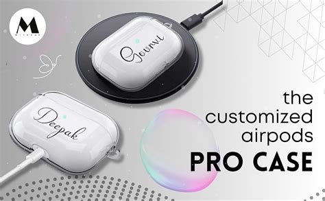 Mitzvah Customized Transparent Clear Airpods Pro Case with Name ...