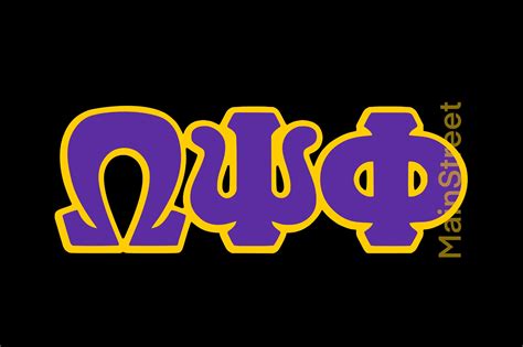 Omega Psi Phi Fraternity svg Que svg Greek Letters svg | Etsy