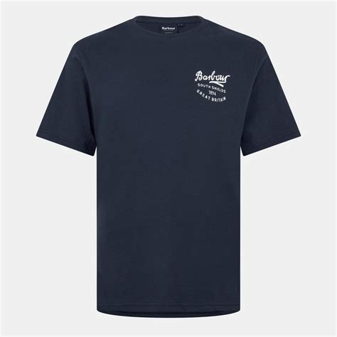 Barbour Script Graphic T-Shirt | Flannels