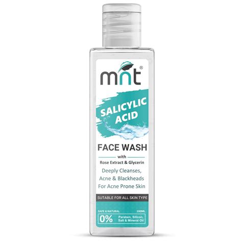 Buy Salicylic Acid Face Wash with Rose & Glycerin – Acne & Oil Control ...