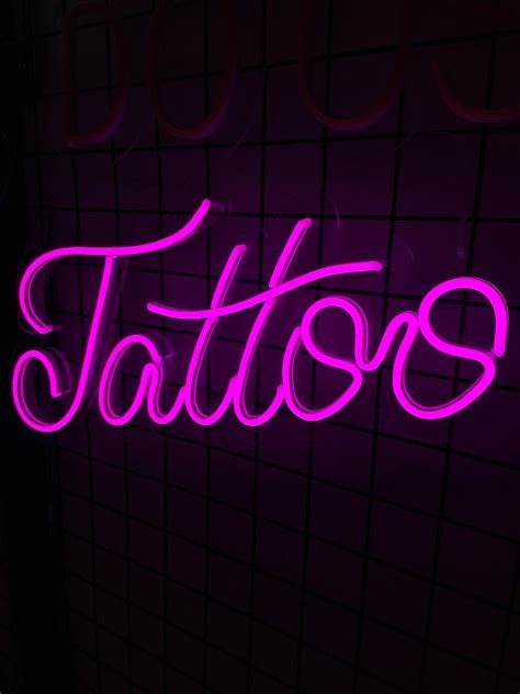 Tattoo Studio Neon Led Tattoo Neon Light Tattoo Studio - Etsy