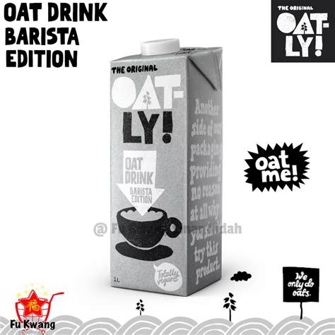 Oatly Barista Edition / Oat Milk / Oat Drink / Oatmilk / Susu Oat ...