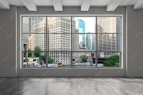 Downtown chicago city skyline buildings from window beautiful expensive ...