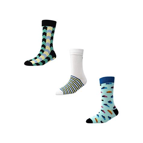 Men's FL016 Pack of 3 Crew Socks – Cotstyle