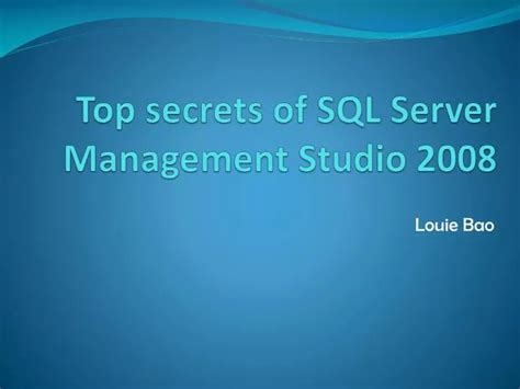 Image result for SQL Server Management Studio 2008