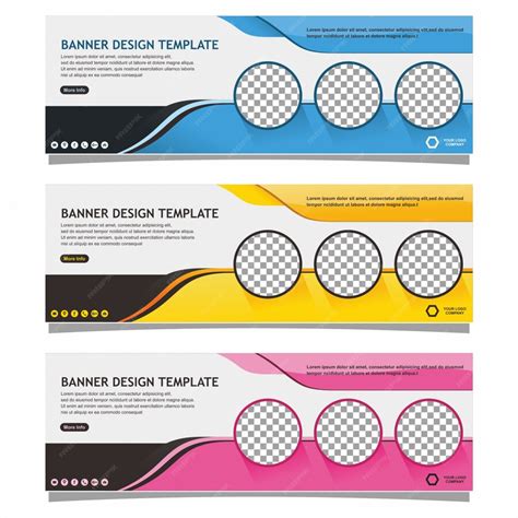 Banner design template | Premium Vector