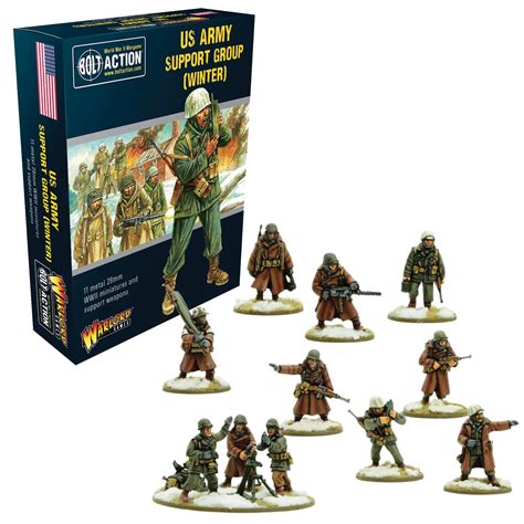 Buy Wargames Delivered Bolt Action Miniatures - Bolt Action US Army (Winter) Support Group ...