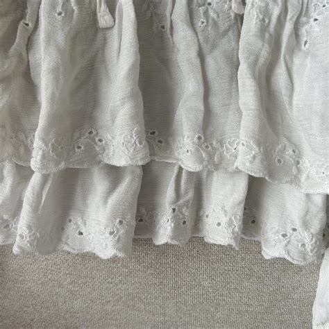 hollister white flowy shirt size small BRAND NEW... - Depop