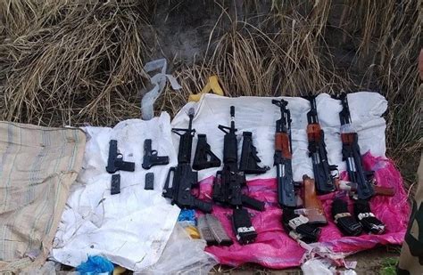 BSF recovered a cache of assault weapons at India-Pakistan border