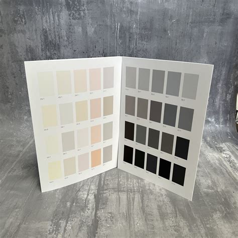 Colour Chart – Whitson's Ltd