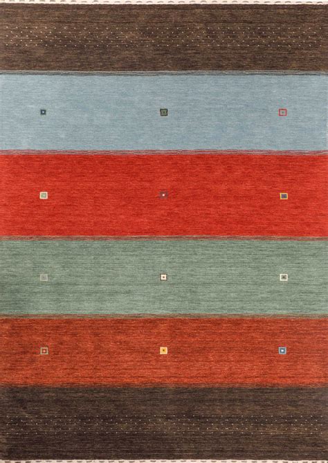 Traditional Loom Knot Lori Buff Pipris Multi Rug Carpet