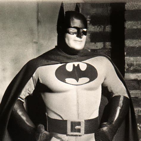 “a historical photograph of Batman in the 1940s” : r/dalle2