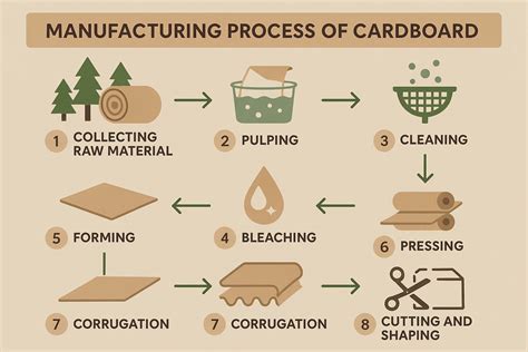 Cardboard Boxes Manufacturing Process 的图像结果