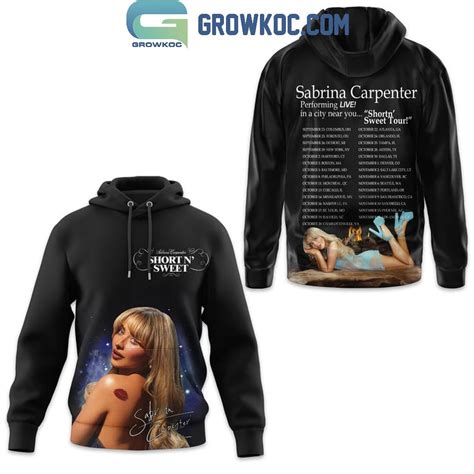 Sabrina Carpenter Performing Live In The City Near You Hoodie T-Shirt ...
