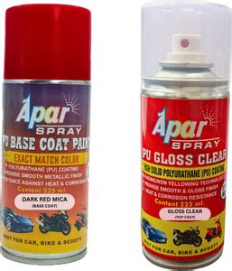 apar Automotive Spray Paint Dark Red Mica Metallic (RC Colour Name ...