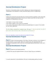 Normal Distribution Project 的图像结果