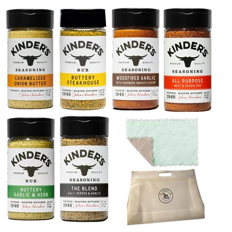 Snapklik.com : Kinders Seasoning Variety Pack - The Blend, Woodfired ...