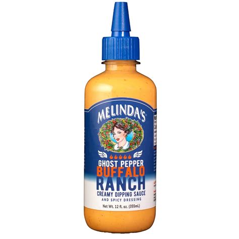 Melinda's Ghost Pepper Buffalo Ranch Sauce - 355ml - Socal BBQ Shop