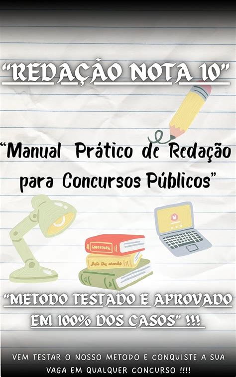 "Redação nota 10" ( Para concurso publico ): "Redação Exemplar para ...