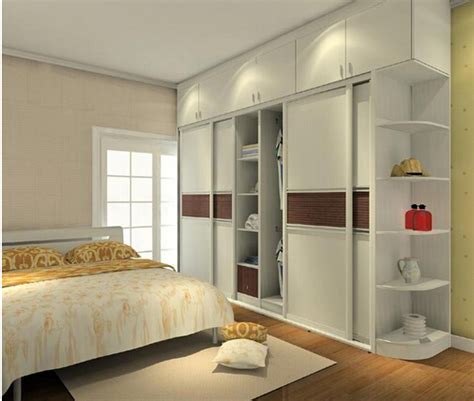 美式卧室嵌入式衣柜设计图 – 设计本装修效果图