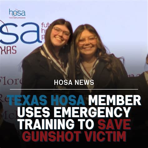 Texas HOSA Member Uses Emergency Training to Save Gunshot Victim – HOSA