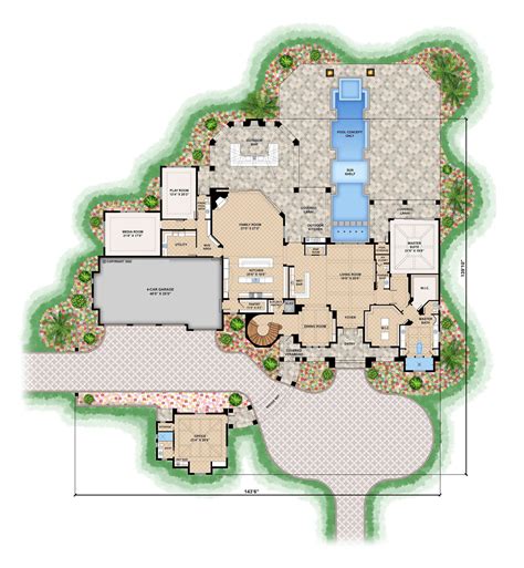 Hotel Floor Plans Mediterranean House Mediterranean House Plans