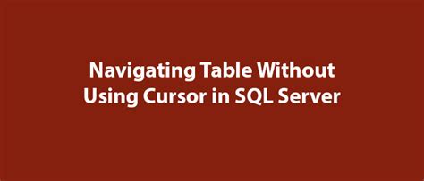 Image result for SQL Query Writing Issue with Mouse Over