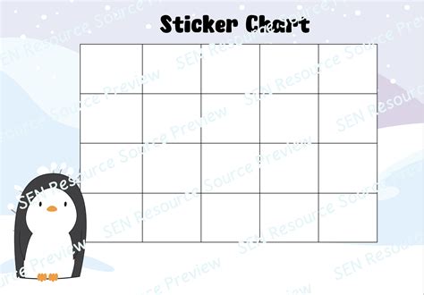 Printable Sunday School Charts Sticker Charts