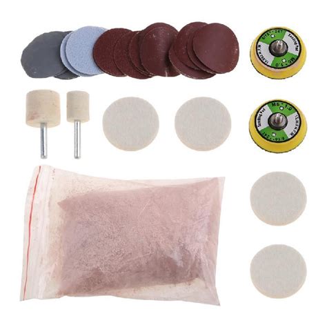 Buy TONKBEEY 34pcs/Set Deep Scratch Remove Glass Polishing Kit 8 OZ ...