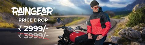 StormGuard Black Red Men's Rain Jacket - ZRS001