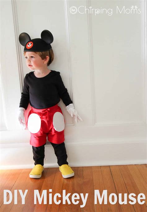 easy-diy-mickey-mouse-costume - The Chirping Moms
