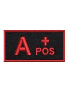 MADE FOR ME Blood Group Embroidery Patch for Jackets Clothes Velcro ...