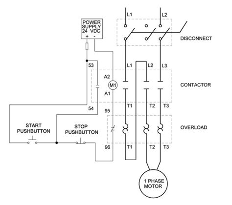 Image result for Single Phase Motor Control Circuit