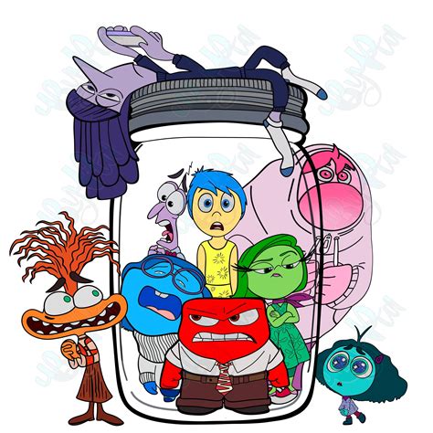 Inside Out 2 Png Package Repressed Emotions Spanish and English ...