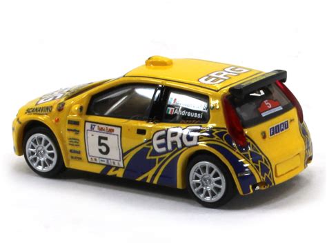 2003 Fiat Punto Rally 1:87 Ricko HO Scale Model car | Scale Arts India