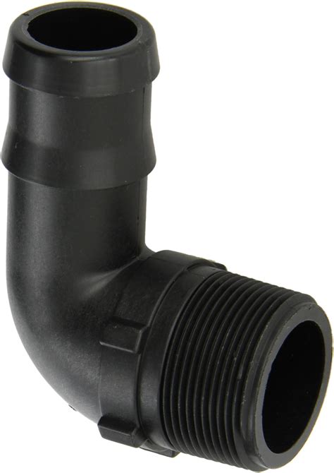 Amazon.com: PVC 90 Degree Hose Elbow Barb Connector - 1-1/2" Barbed ...