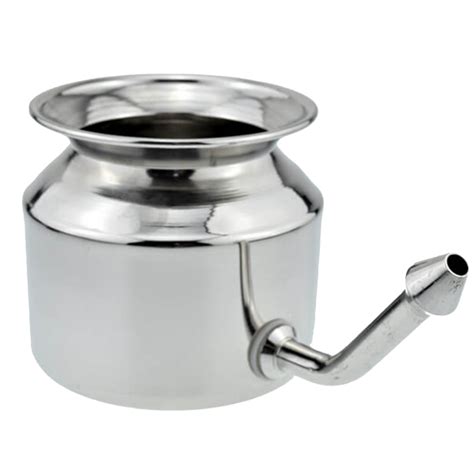 Steel Jal Neti Pot | 500Ml | – The Yogis