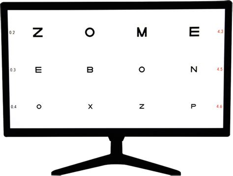 TREEYX 21.5 Inches Visual Acuity Chart Digital, LCD India | Ubuy