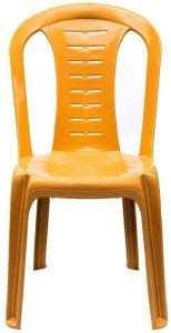 ITALICA Plastic Chair Without Arms/Glossy Finish Chair for Home, Office ...