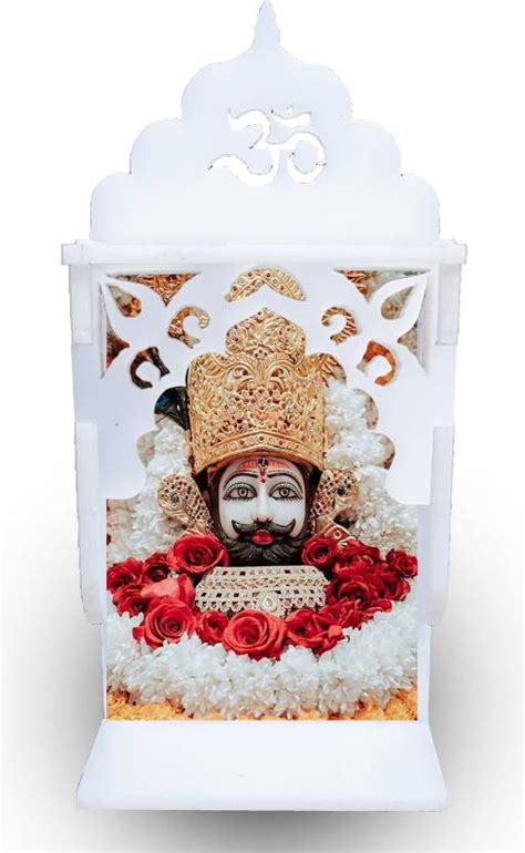 Pawandeep Shri Khatu Shyam Mandir 9 CM Khatu Shyam Decorative Showpiece ...