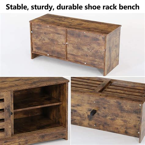 Tribesigns Shoe Rack Bench Shoe Organizer Storage Shelf Shoes Storage ...