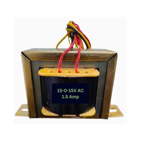 Agriwyz Step-Down Transformer 415V to 15-0-15V AC, 1.5A | Dual Output ...