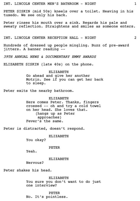 Image result for Script Page