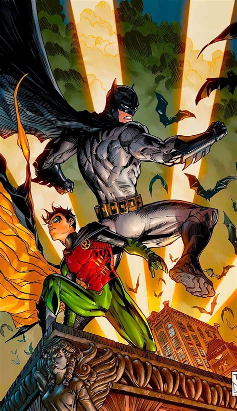 Batman And Robin Comic Art